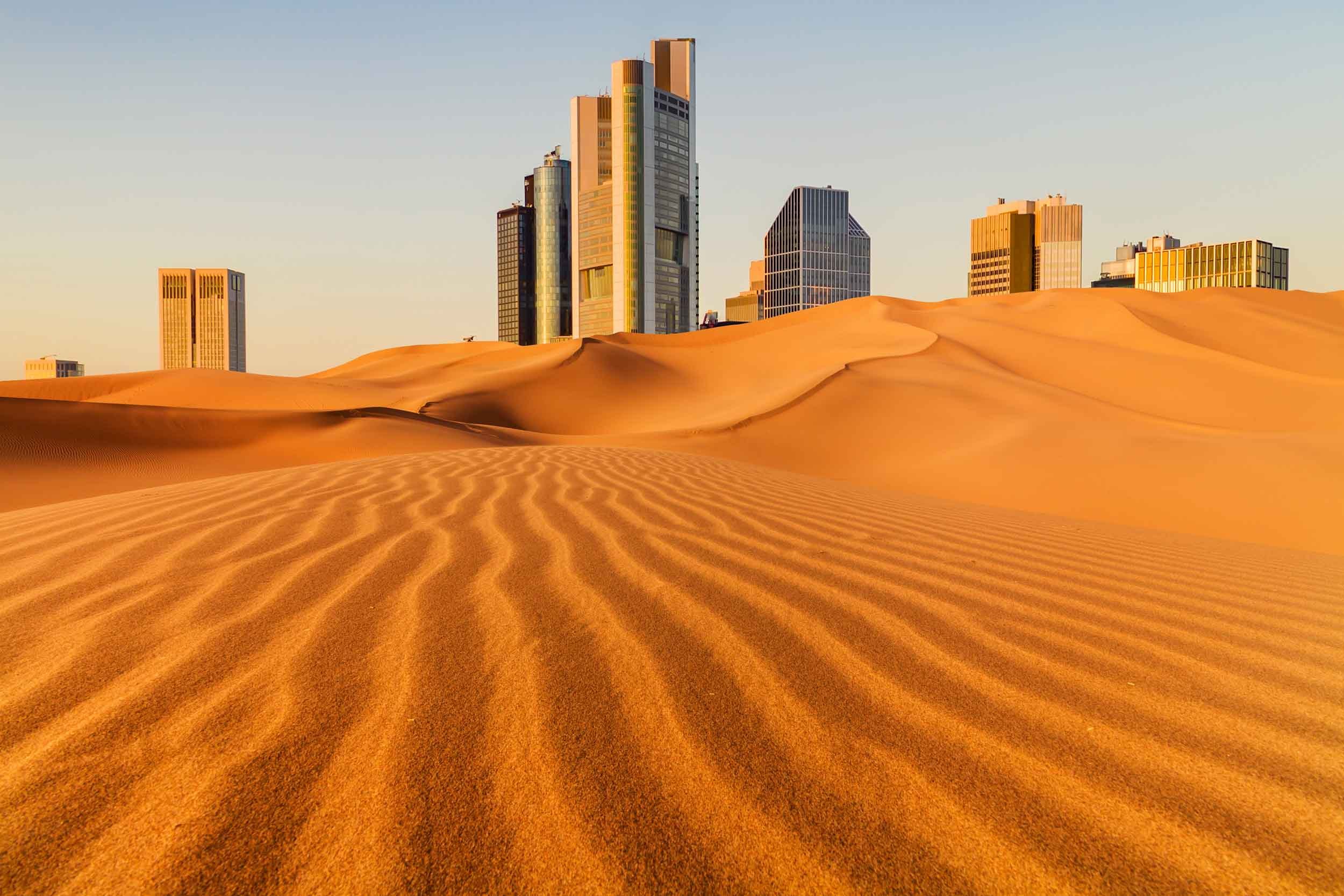 Aesthetic travel view representing Qatar